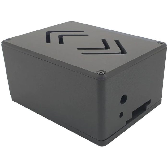 ALLNET Radxa Rock 3A - Chasis profesional de aluminio ecoPI PRO HP, negro