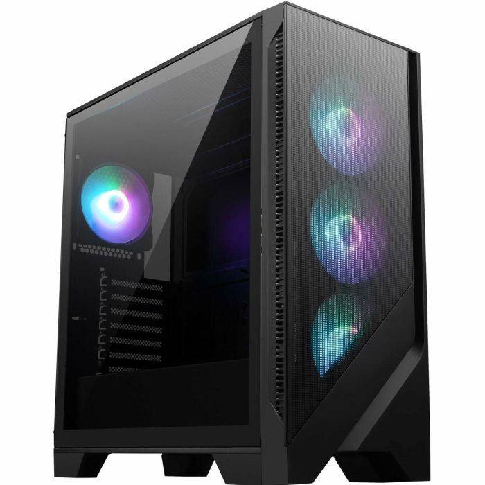 MSI MAG Forge 320R AIRFLOW Caja Micro Torre PC Gaming con 3 Ventiladores, Vidrio Templado y RGB Negra 1 MSI MAG Forge 320R AIRFLOW Caja Micro Torre PC Gaming con 3 Ventiladores, Vidrio Templado y RGB Negra 1