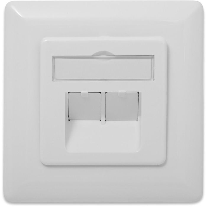 Digitus Toma de Red CAT 6A Clase EA, Apantallada, Empotrada, 2x RJ-45, 1 Módulo, Blanca 5 Digitus Toma de Red CAT 6A Clase EA, Apantallada, Empotrada, 2x RJ-45, 1 Módulo, Blanca 5
