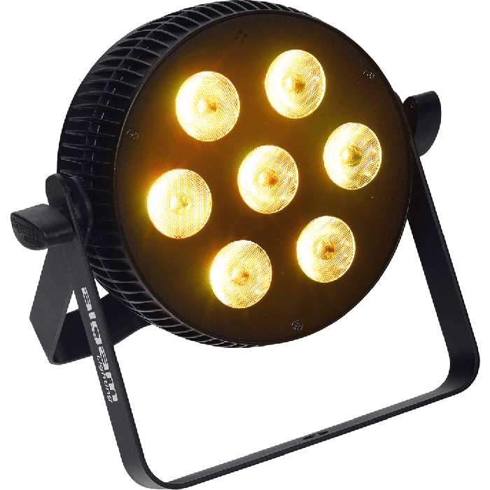 Foco Proyector Led 7X10W 6-En-1 Rgbwau Slim Foco Proyector Led 7X10W 6-En-1 Rgbwau Slim