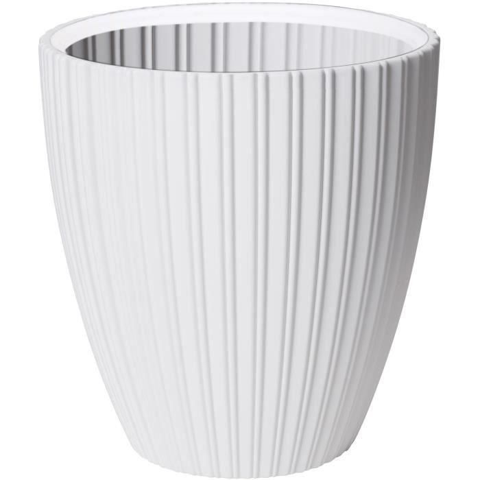 Garden ID GAR5410527161781 Maceta Fancy 40x42 cm Blanca para Jardín, Balcones e Interiores Garden ID GAR5410527161781 Maceta Fancy 40x42 cm Blanca para Jardín, Balcones e Interiores