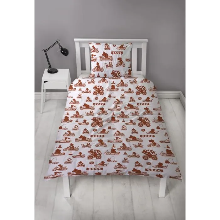 Mario Bros Juego de Cama Reversible 140 x 200 cm + Funda Almohada 63 x 63 cm Microfibra 3
