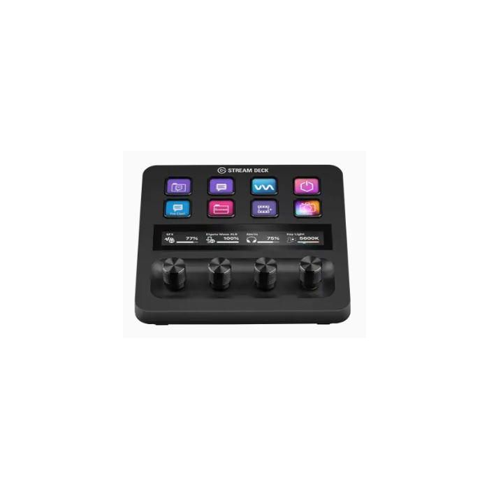 Elgato Stream Deck + (10GBD9901) - Controlador con 8 teclas LCD, 4 diales multifunción y panel táctil LCD 2 Elgato Stream Deck + (10GBD9901) - Controlador con 8 teclas LCD, 4 diales multifunción y panel táctil LCD 2
