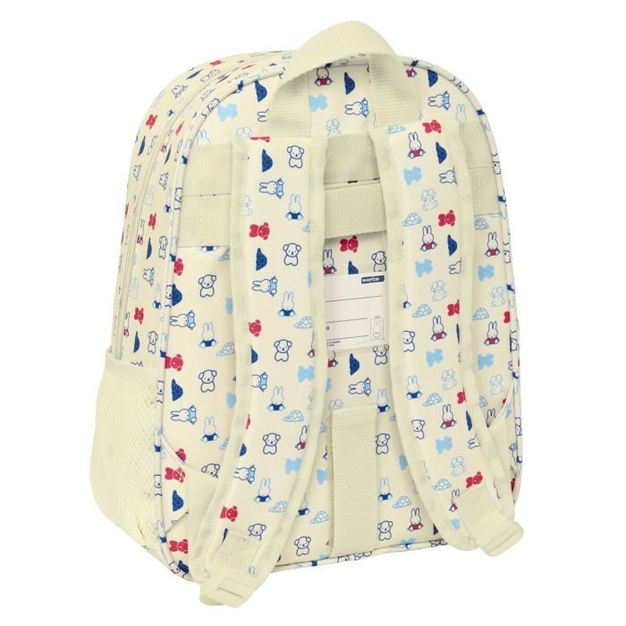Safta Mochila Infantil Miffy Buddy Adaptable a Carro, Reciclada y Repelente al Agua - 340x260x110 mm Safta Mochila Infantil Miffy Buddy Adaptable a Carro, Reciclada y Repelente al Agua - 340x260x110 mm