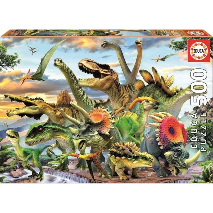 Puzzle 500 Dinosaurios 17961 Educa 2