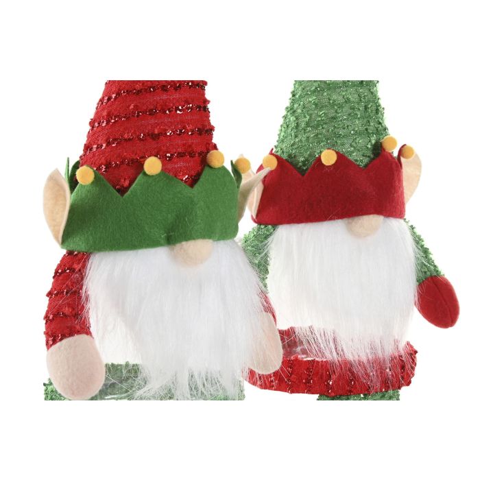 Figura Navidad Tradicional DKD Home Decor Verde Rojo 12 x 45 x 15 cm (6 Unidades) 1 Figura Navidad Tradicional DKD Home Decor Verde Rojo 12 x 45 x 15 cm (6 Unidades) 1