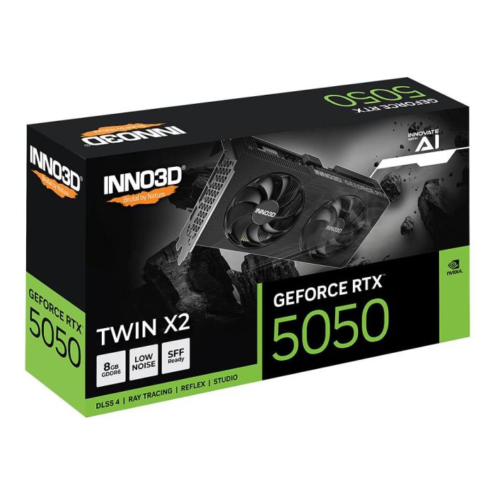 Inno3D Tarjeta Gráfica GeForce RTX 5050 Twin X2 8GB GDDR6 1