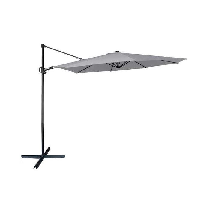 Parasol Aktive Roma 300 x 245 x 300 cm Antracita Ø 4,8 cm Aluminio Parasol Aktive Roma 300 x 245 x 300 cm Antracita Ø 4,8 cm Aluminio