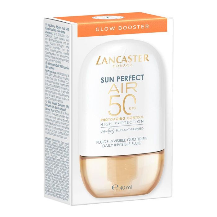 Lancaster Sun Perfect Air Glow Fluido Invisible Diario SPF50 - Protector Solar de Amplio Espectro 40 ml 1