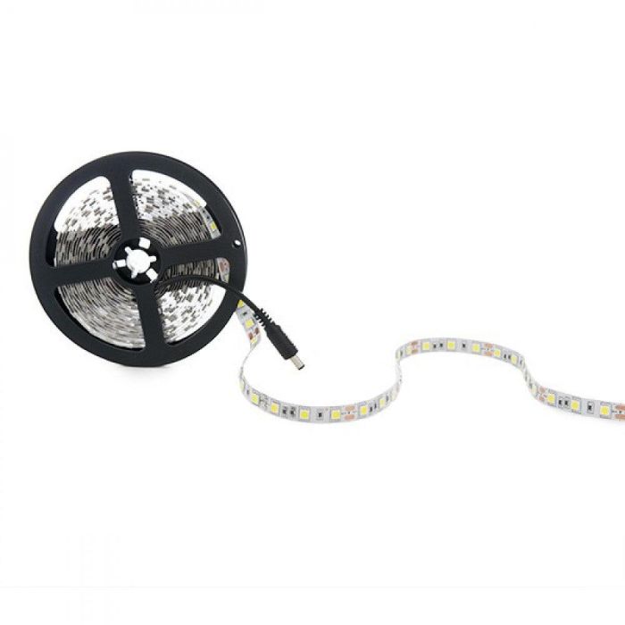 Tira de 300 LEDs 72W 3.780Lm CRI85 6000ºK SMD5050 12VDC x5M 40.000H [PL219009W]-Blanco Frío 1