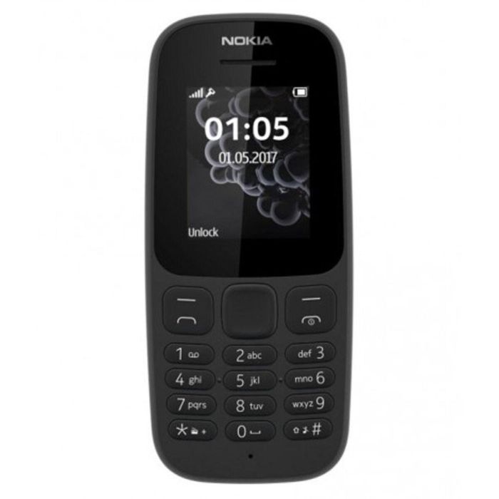 Teléfono Móvil Nokia 105 DualSIM 1,45" Negro 0 Teléfono Móvil Nokia 105 DualSIM 1,45" Negro 0