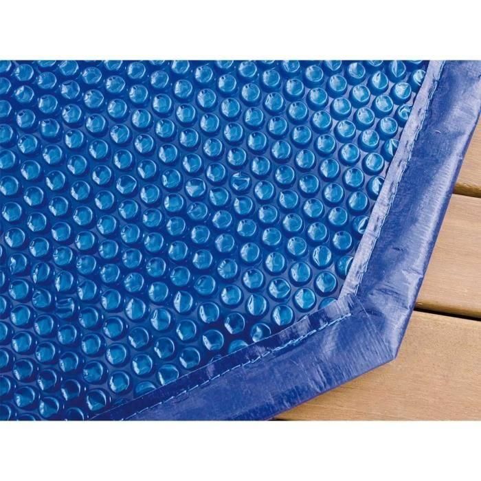 Ubbink Cubierta de Burbujas Solar para Piscina de Madera Ø360 cm, Polietileno 400 Micras Azul - Exclusivo Octogonal Ubbink 360 2