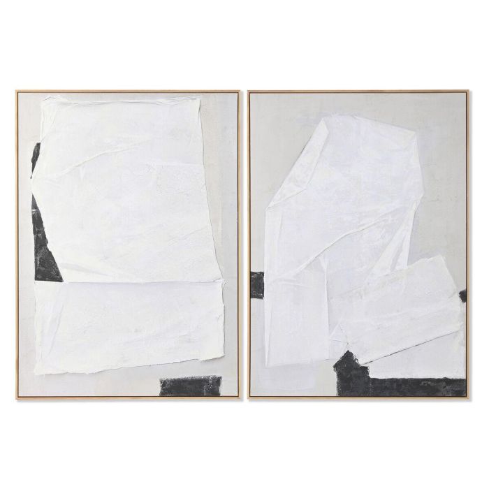 Cuadro Item Home DKD Home Decor Beige Blanco 4.3 x 143 x 103 cm (2 Unidades) Cuadro Item Home DKD Home Decor Beige Blanco 4.3 x 143 x 103 cm (2 Unidades)
