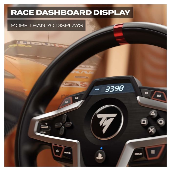 Thrustmaster Volante T248P FF Wheel con Pedales para PS5/PC Force Feedback Alámbrico Negro 6