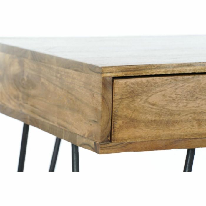 Escritorio DKD Home Decor 115 x 55 x 76 cm Natural Negro Metal 2 Escritorio DKD Home Decor 115 x 55 x 76 cm Natural Negro Metal 2
