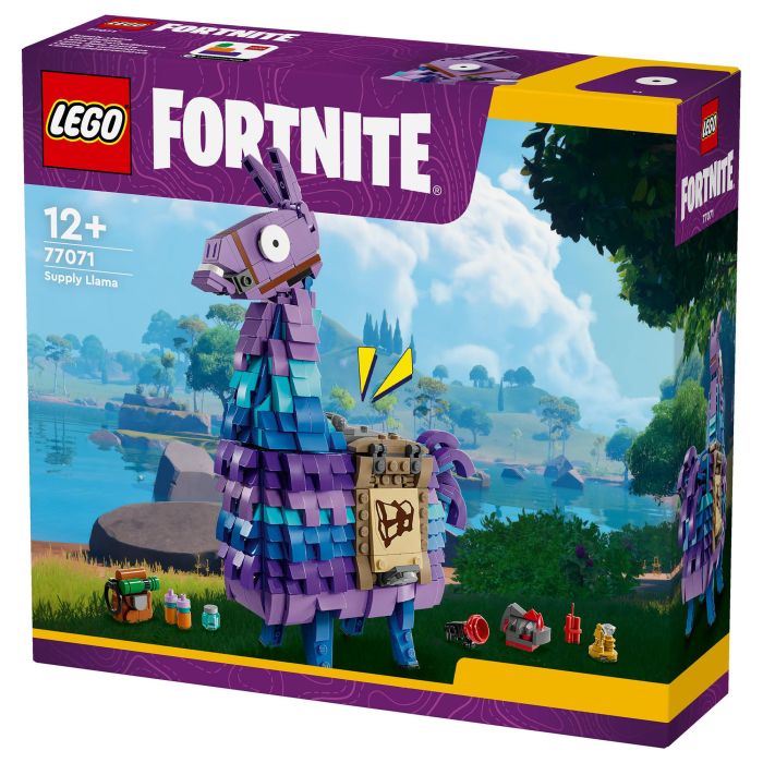 Lego Fortnite 77071 Llama de Suministros Minifigura Inspirada en el Videojuego para Adolescentes
