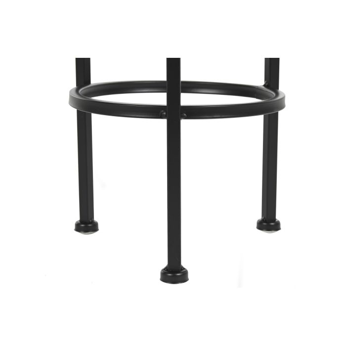Mesita Auxiliar Loft DKD Home Decor Negro 30 x 70 x 30 cm Set de 3 (2 Unidades) 3 Mesita Auxiliar Loft DKD Home Decor Negro 30 x 70 x 30 cm Set de 3 (2 Unidades) 3