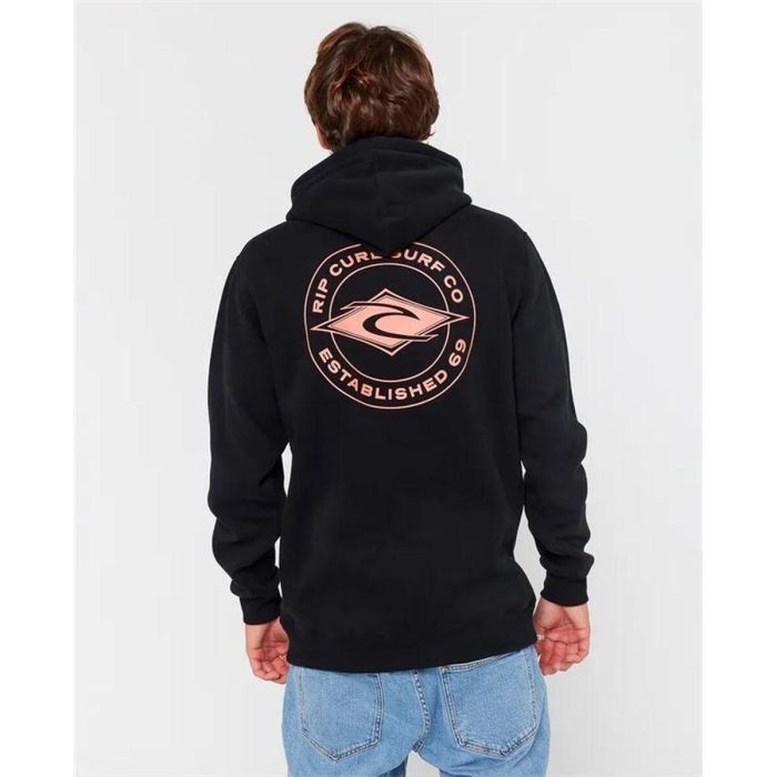 Sudadera con Capucha Hombre Rip Curl Staple Hood Negro L 1