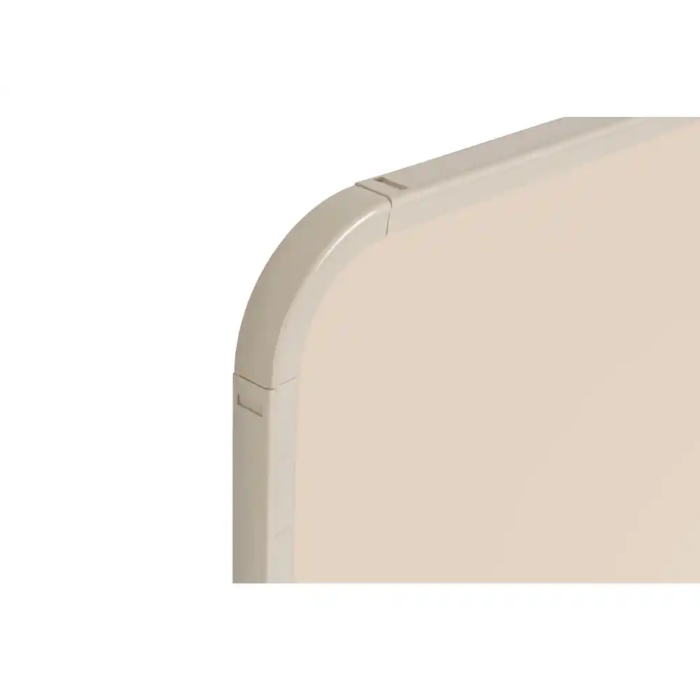 Bi-Office Pizarra Blanca Easy Magnética con Rotulador, 279x355 mm, Color Beige