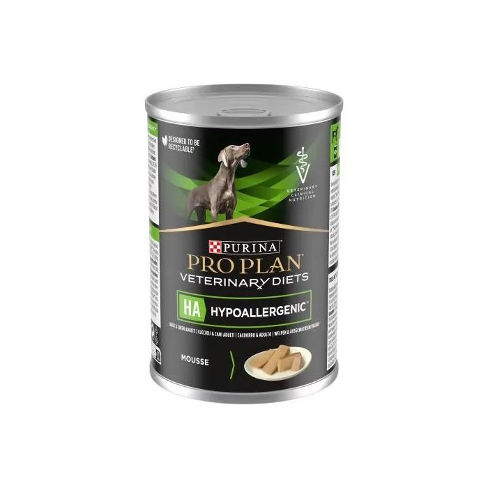 Purina Pro Plan Vet Canine Ha Hypoallergenic Mousse Caja 12x400 gr