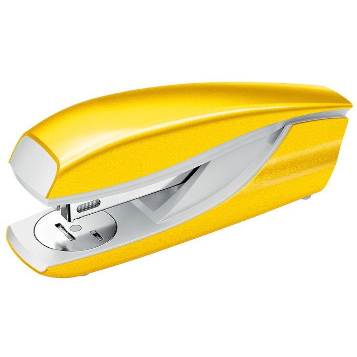 Grapadora Petrus 635 Wow Amarilla Metalizada Capacidad 30 Hojas 1