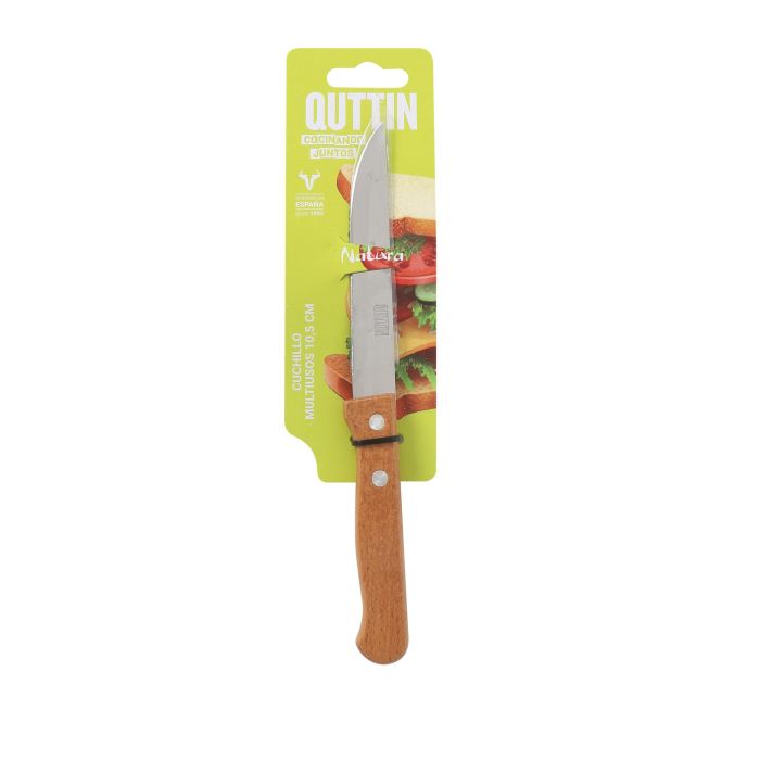 Cuchillo multiusos Quttin Natura 10.5 cm (60 Unidades) 1 Cuchillo multiusos Quttin Natura 10.5 cm (60 Unidades) 1