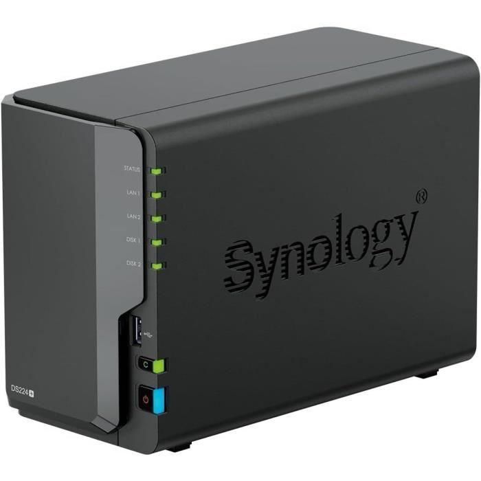 Synology DS224+ NAS 2 Bahías 3.5"/2.5" Intel Celeron J4125 2GB DDR4 Formato Torre para Almacenamiento y Gestión de Datos 1 Synology DS224+ NAS 2 Bahías 3.5"/2.5" Intel Celeron J4125 2GB DDR4 Formato Torre para Almacenamiento y Gestión de Datos 1