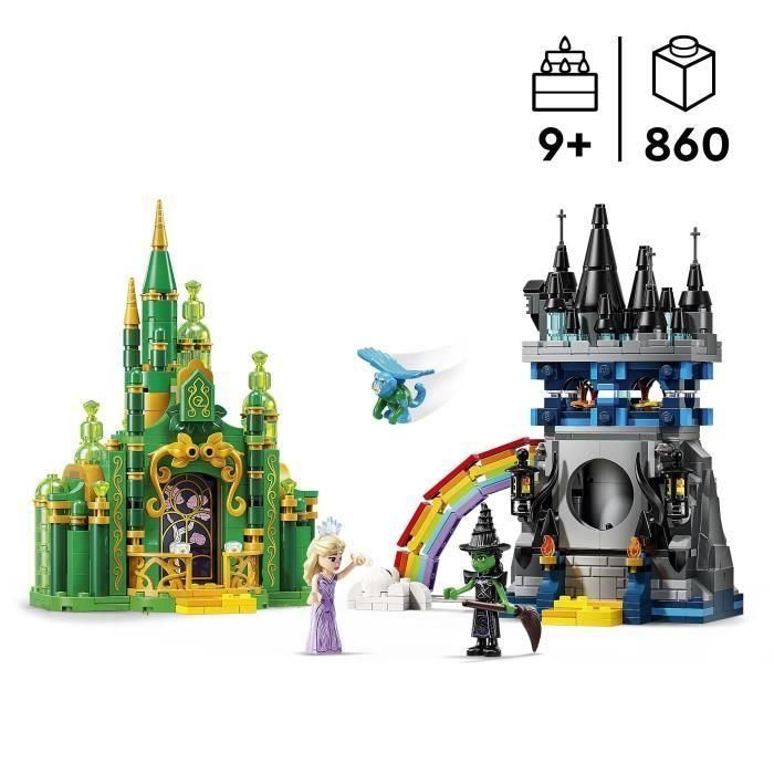 LEGO 75689 Wicked Ciudad Esmeralda y Castillo Kiamo Ko - Juguete de Construcción para Niños de 9 Años 1