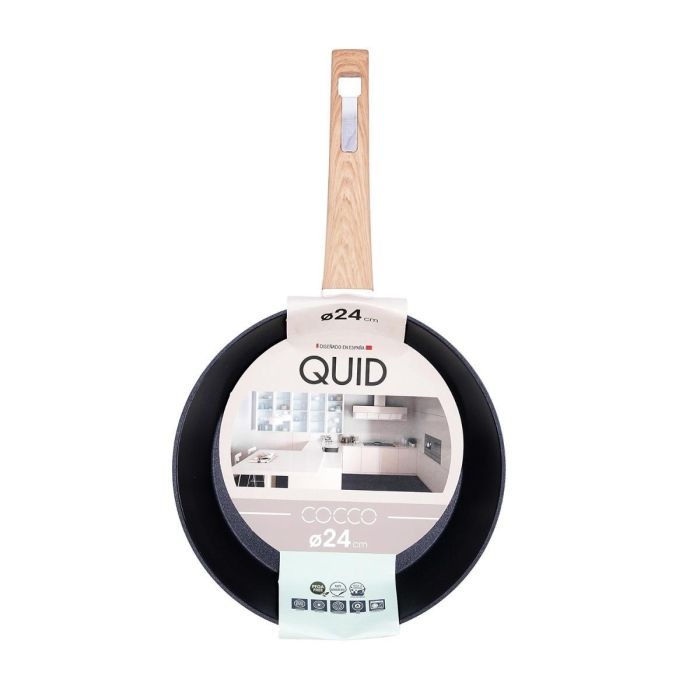 Quid Sartén de Aluminio Forjado Cocco 24 cm Antiadherente 2 Capas, Mango Soft Touch, Apta Inducción y Vitrocerámica, Lavavajillas 5
