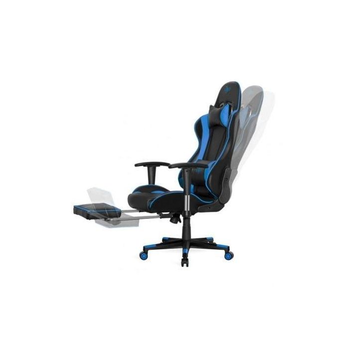 SILLA SPIRIT OF GAMER SIEGE HORNET BLUE - INCLINACIÓN / ALTURA / BRAZOS REGULABLES - REPOSAPIES INCORPORADO - HASTA 120KG SILLA SPIRIT OF GAMER SIEGE HORNET BLUE - INCLINACIÓN / ALTURA / BRAZOS REGULABLES - REPOSAPIES INCORPORADO - HASTA 120KG