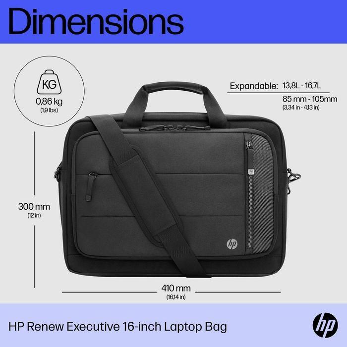 Hp Maletín Renew Executive Para Portátil De 16" Negro 1 Hp Maletín Renew Executive Para Portátil De 16" Negro 1
