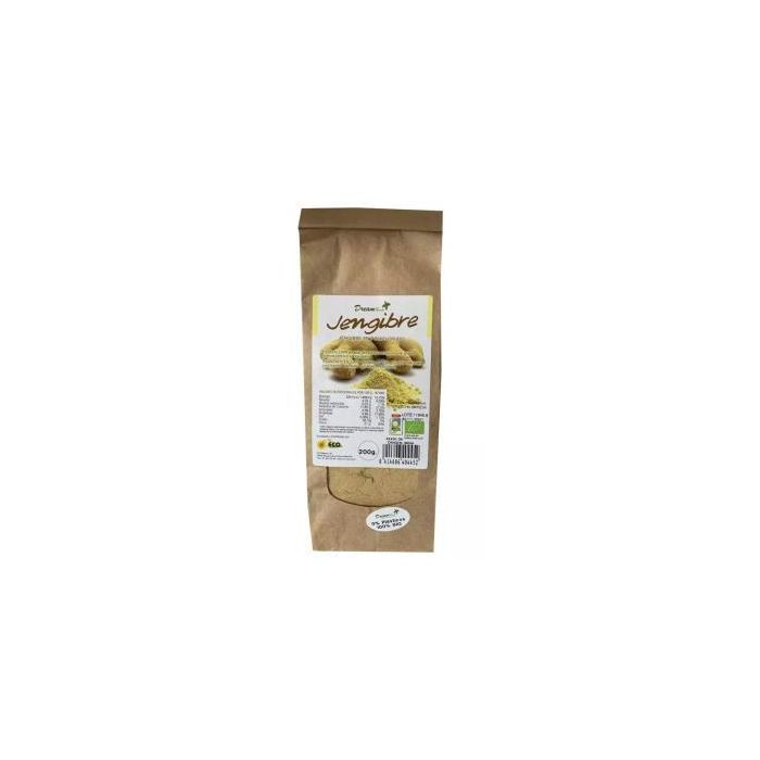 DREAM FOODS Jengibre en Polvo Ecológico 150+50g 100% Vegetal Bio