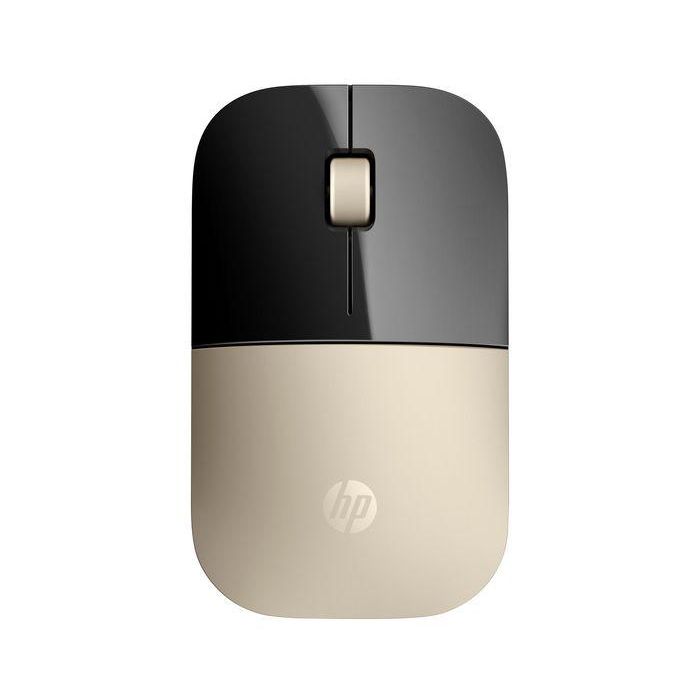 HP Z3700 Ratón Inalámbrico Dorado, con Conectividad Sin Cables y Diseño Delgado Portátil