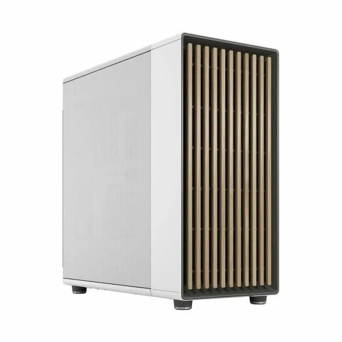 Fractal Design FD-C-NOR1X-03 Caja PC North XL Chalk White E-ATX Diseño elegante en madera y aleación 3