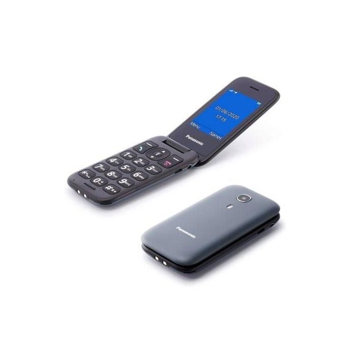 Teléfono Móvil Panasonic KX-TU400EXG para Personas Mayores/ Gris 2 Teléfono Móvil Panasonic KX-TU400EXG para Personas Mayores/ Gris 2