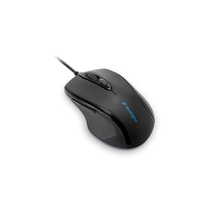 Kensington Ratón Pro Fit Óptico Mediano con Cable USB 1000 DPI, 5 Botones, Navegación Adelante/Atrás, Color Negro 0 Kensington Ratón Pro Fit Óptico Mediano con Cable USB 1000 DPI, 5 Botones, Navegación Adelante/Atrás, Color Negro 0