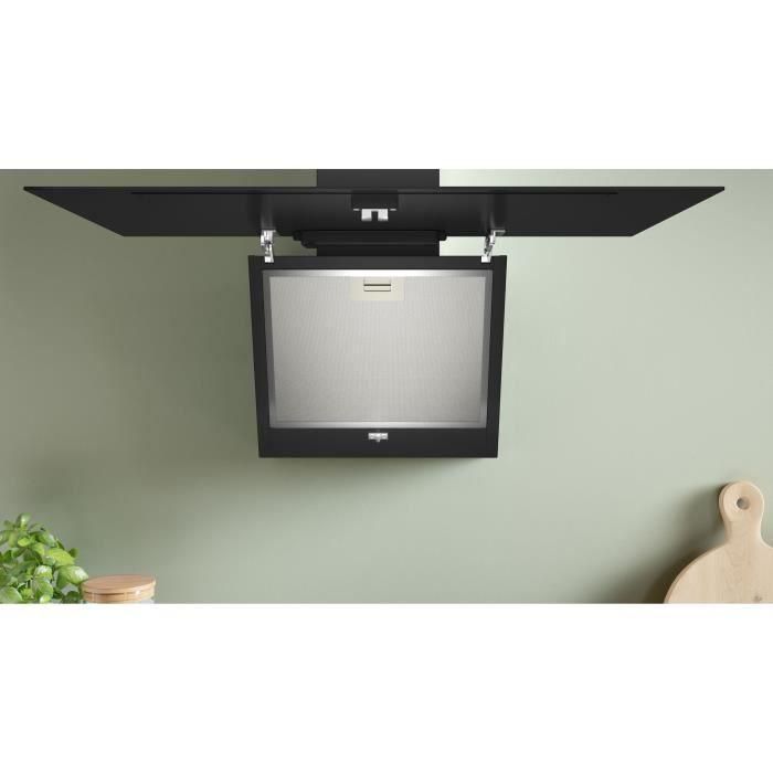 Campana decorativa de pared - BOSCH SER2 - DWK85DK60 Negro - L: 790 mm x P: 325 mm 4