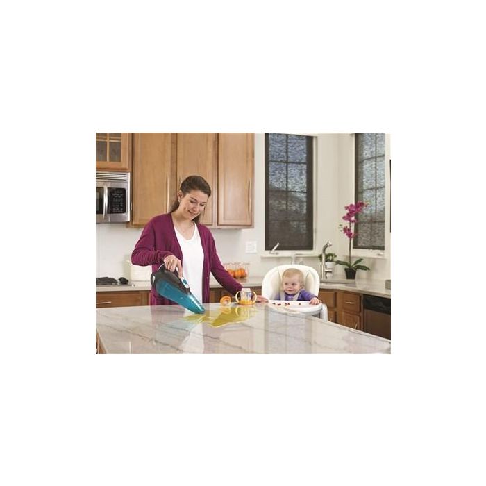 Black+Decker WDA-320-J Aspirador de Mano Inalámbrico RecogeTodo, Aspira Líquidos y Sólidos, Batería de Litio, 10.8V 8 Black+Decker WDA-320-J Aspirador de Mano Inalámbrico RecogeTodo, Aspira Líquidos y Sólidos, Batería de Litio, 10.8V 8