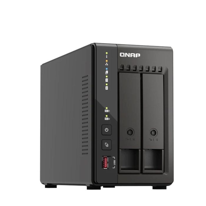 QNAP TS-253E NAS-Server 2 Bahías Intel Celeron J6412 2.6GHz SATA 6Gb/s 8GB RAM 1