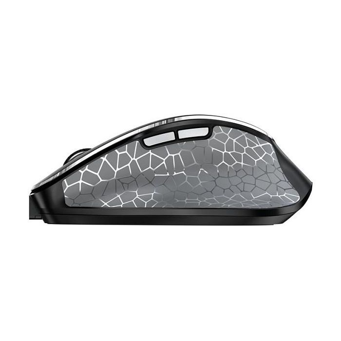 Cherry Ratón Inalámbrico MW 8C ERGO Óptico Bluetooth Negro Gris Ergonómico 3000 DPI 4