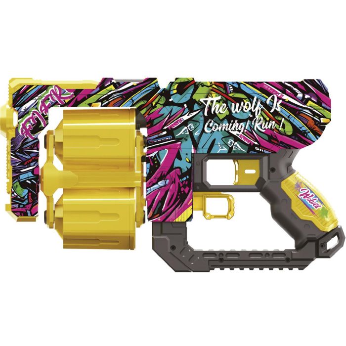 Tachan Pistola Street Shot Blaster Con Cargador Automático y 12 Dardos T01035