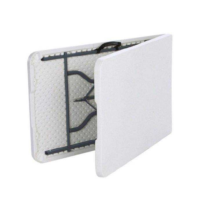 Mesa Plegable Lifetime Blanco 245 x 74 x 76 cm Acero 5