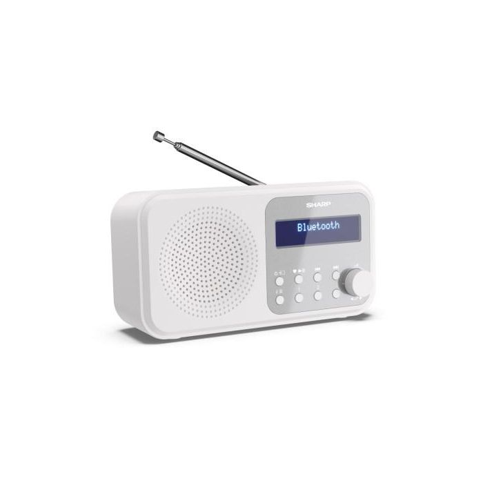 Sharp DR-P420 Radio Portátil Digital Blanco con DAB, DAB+, FM, Bluetooth 5.0 y Batería de 16h 2 Sharp DR-P420 Radio Portátil Digital Blanco con DAB, DAB+, FM, Bluetooth 5.0 y Batería de 16h 2