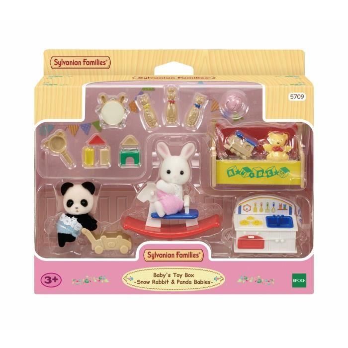 Figuras en miniatura - FAMILIAS SYLVANIAN - 5709 - La caja de juguetes de los bebés