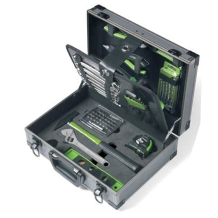 DUVER Maletín de Herramientas Básico 63 Piezas Manuales para Bricolaje. Kit Compacto con Alicates, Llaves, Destornilladores y Martillo. 0 DUVER Maletín de Herramientas Básico 63 Piezas Manuales para Bricolaje. Kit Compacto con Alicates, Llaves, Destornilladores y Martillo. 0