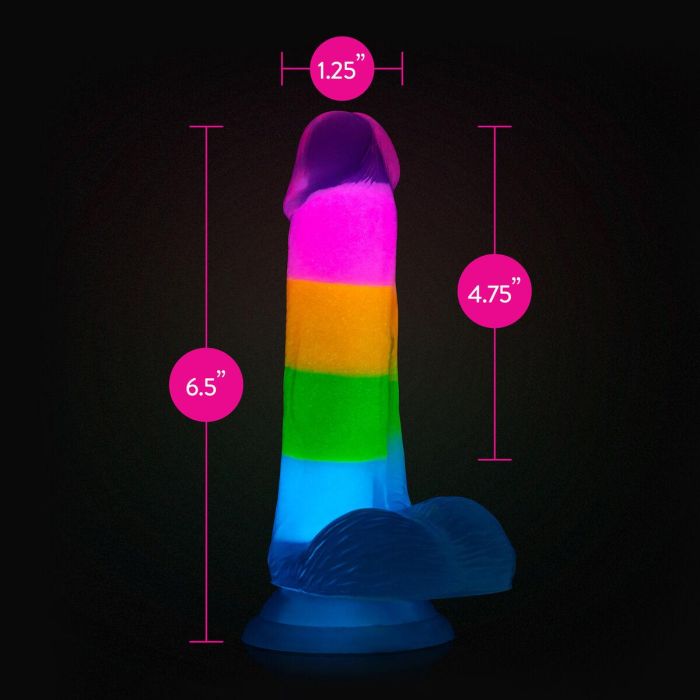 Dildo Blush Neo Multicolor Ø 2,8 cm 6 Dildo Blush Neo Multicolor Ø 2,8 cm 6