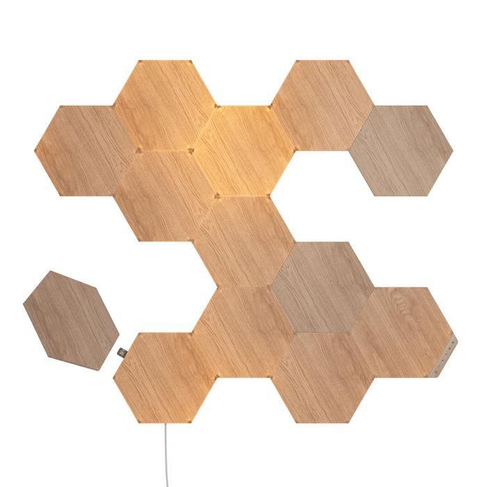 Panel LED Nanoleaf NL52-K-3002HB-13PK Blanco Marrón 4000 K 8 Panel LED Nanoleaf NL52-K-3002HB-13PK Blanco Marrón 4000 K 8