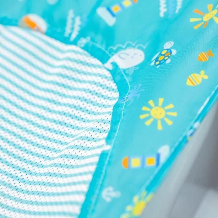 Ingenuity ING12914197875 Bañera para bebé, extra grande y cómoda con portabebés de tela suave, cojines de asiento y estante, hasta 24 meses 5
