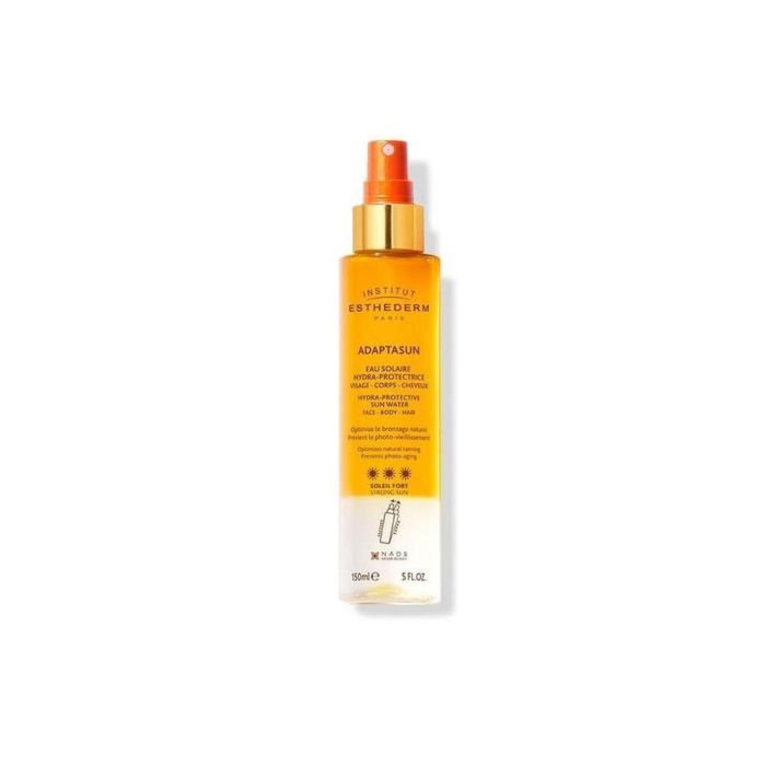 Institut Esthederm ADAPTASUN Agua Solar Hidraprotectora para Sol Fuerte. Protección Rostro, Cuerpo y Cabello. Resistente al Agua 150ml ES2042
