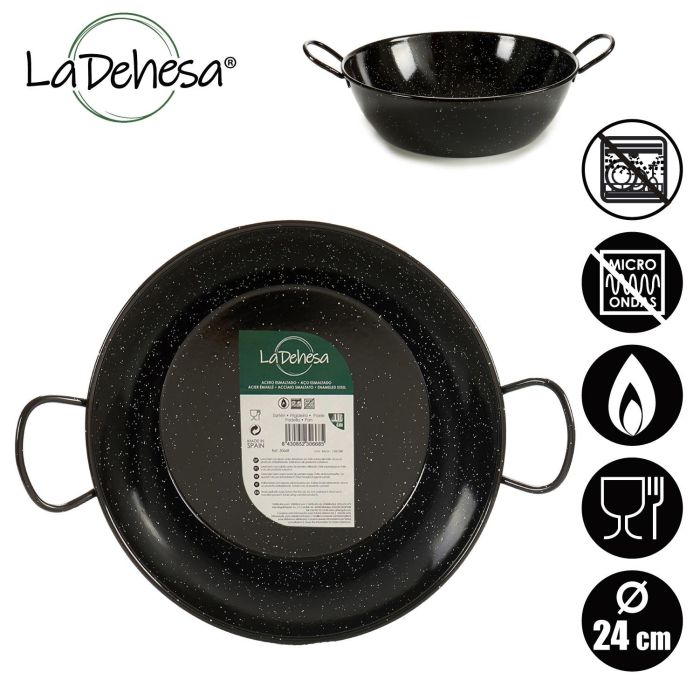 Sarten Honda Esmaltada Con Asas 24 Cm La Dehesa (6 Unidades) 3 Sarten Honda Esmaltada Con Asas 24 Cm La Dehesa (6 Unidades) 3